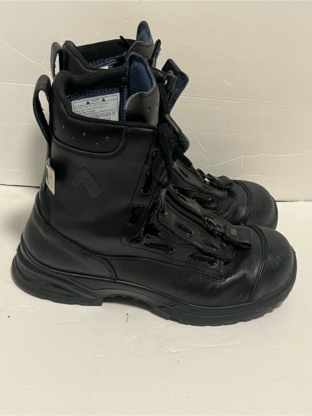 HAIX AirPower XR2 Men's Black Lace-Up Safety Boots with Side Zip